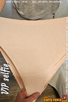 Checking how stretch this panties, need making new wedgie video. LOL